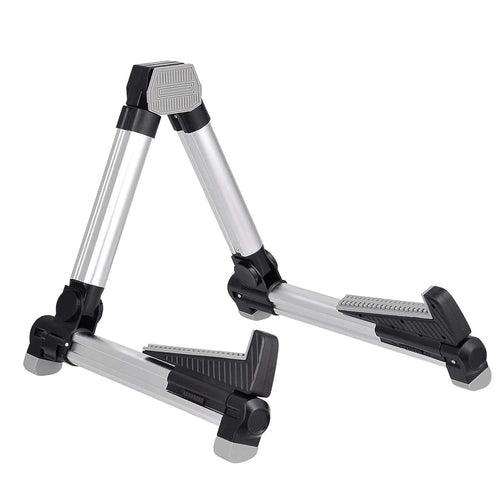 Foldable tripod on a white background