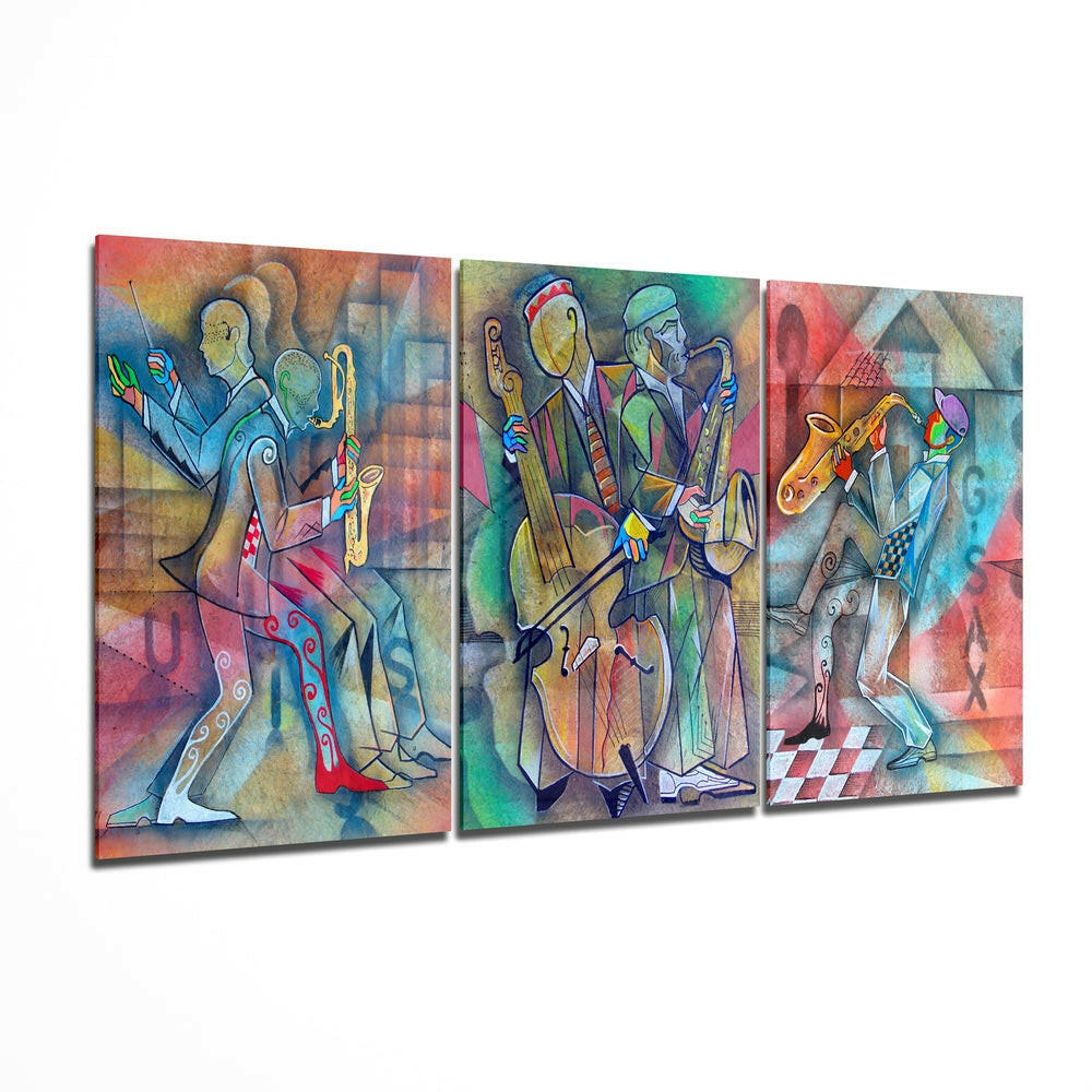 Music Glass Wall Art