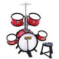 Keezi Kids 7 Drum Set Junior Drums Kit Musical Play Toys Children's