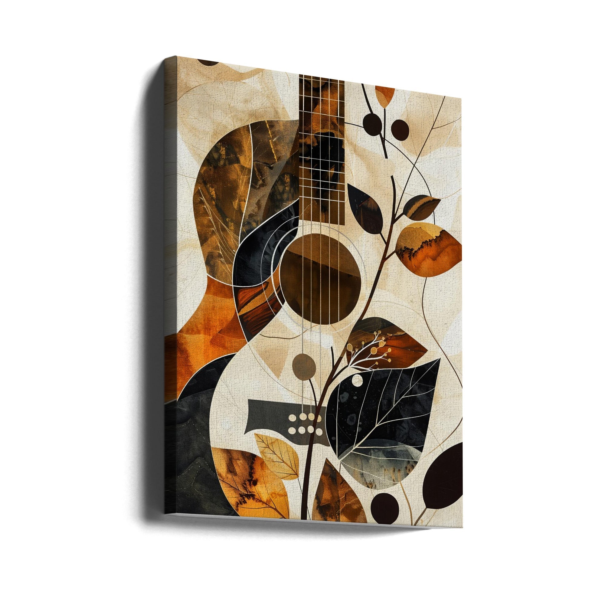 Music Guitar Collage (1) Canvas Print