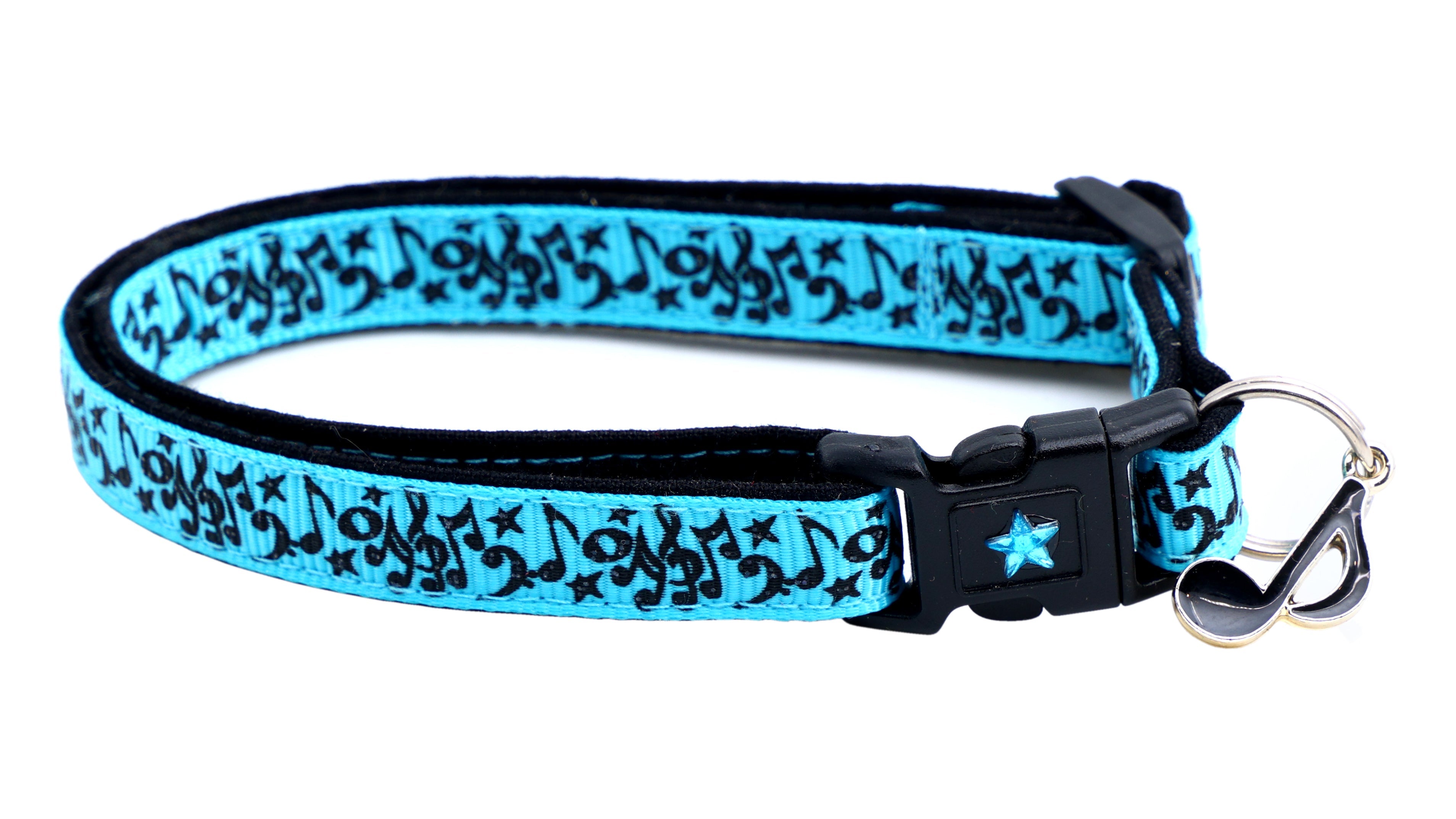 Music Notes Cat Collar