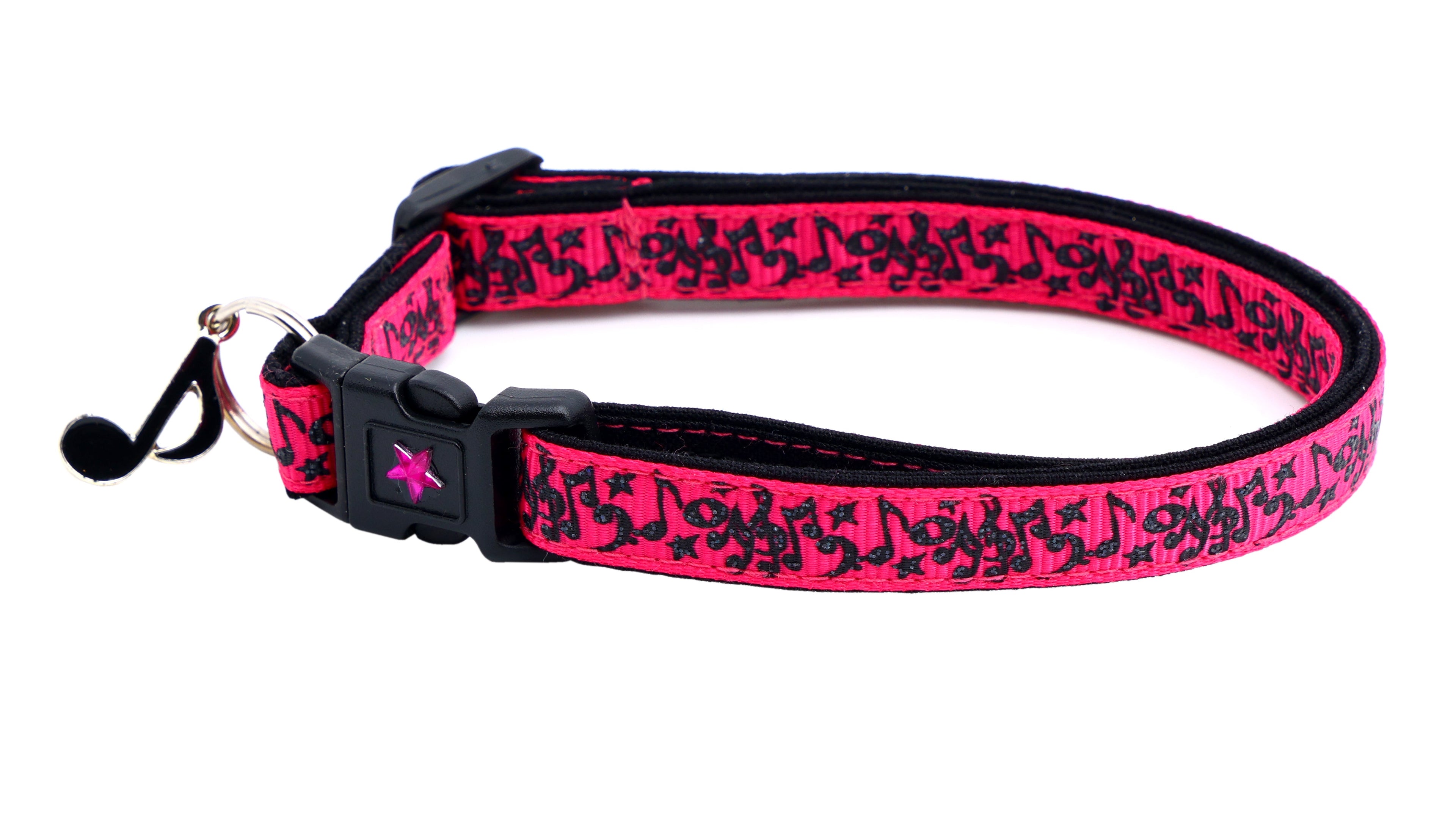 Music Notes Cat Collar