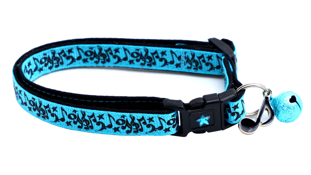 Music Notes Cat Collar