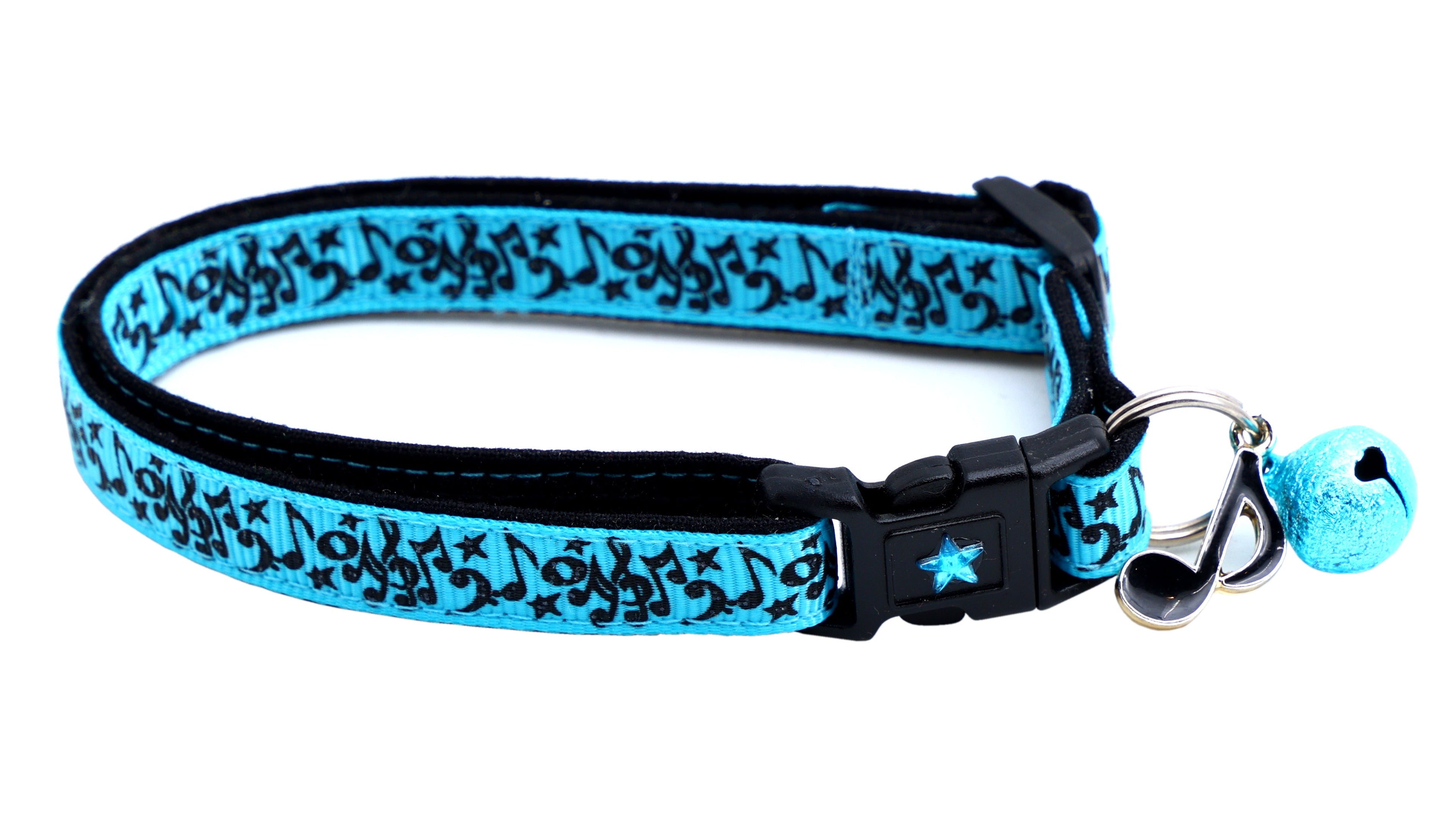 Music Notes Cat Collar