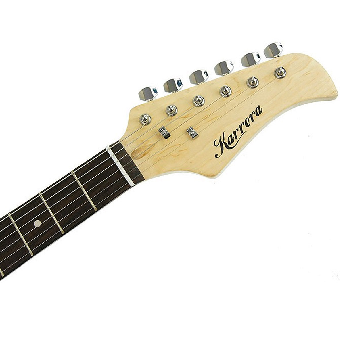 Karrera 39in Electric Guitar - Red Stratocaster