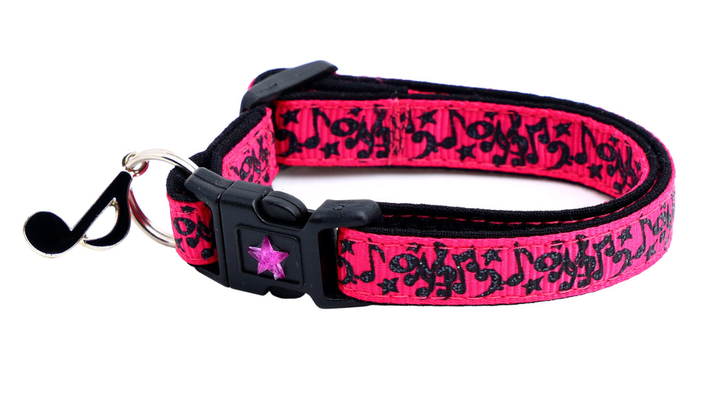 Music Notes Cat Collar