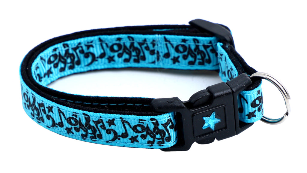 Music Notes Cat Collar