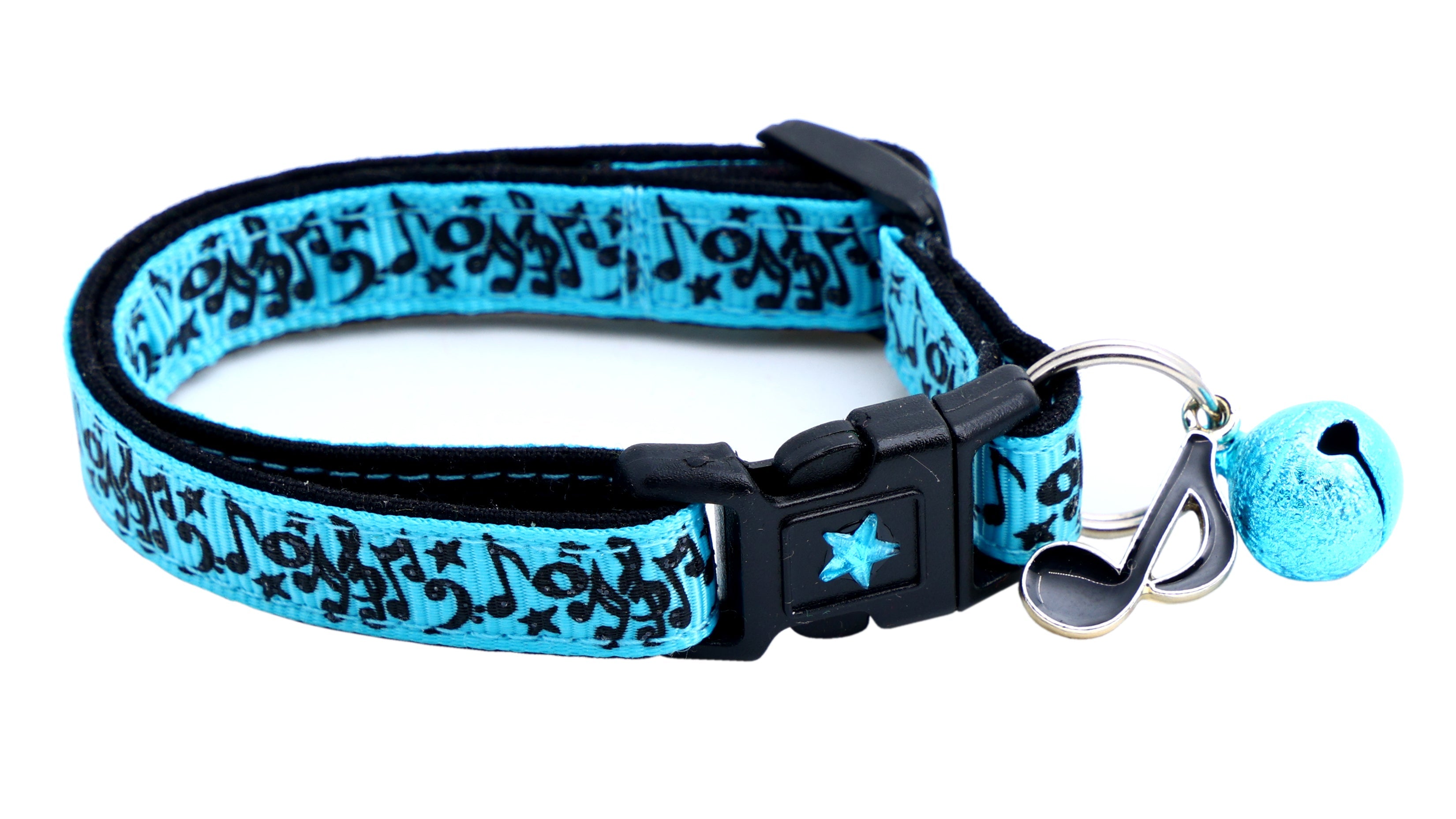 Music Notes Cat Collar