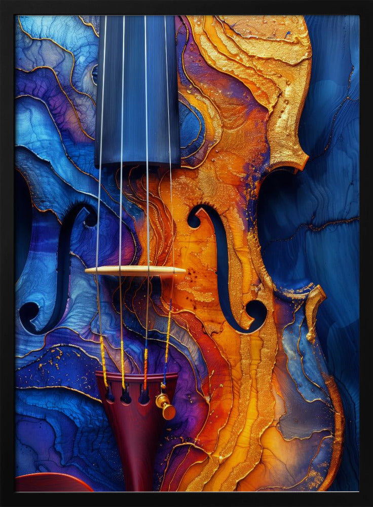 Music Violin 2--Poster Music Canvas Print
