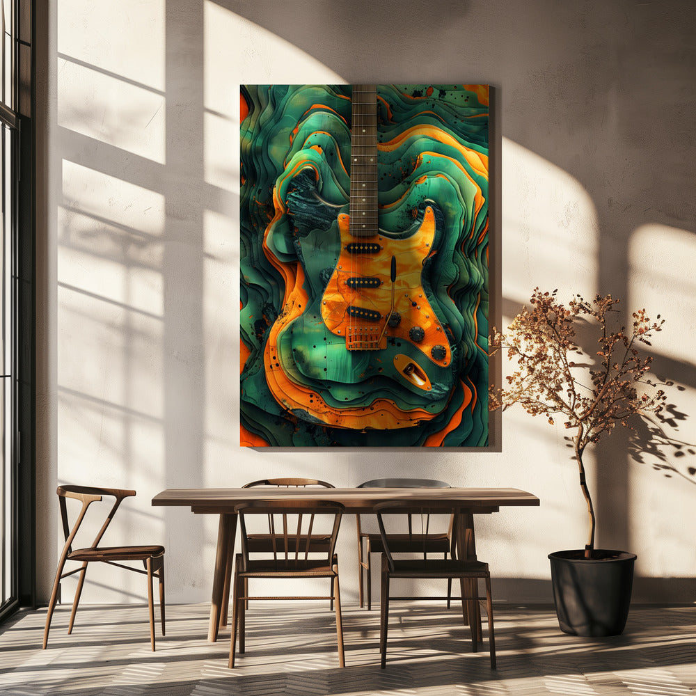 Music Guitar 4 Canvas Print