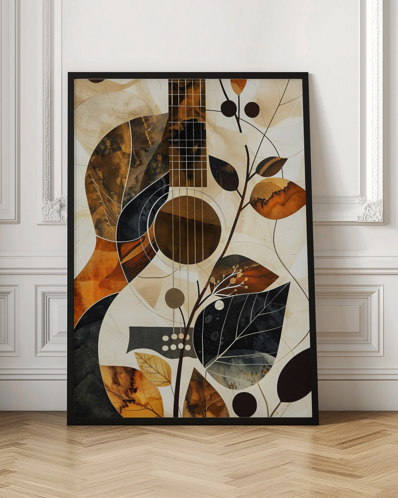 Music Guitar Collage (1) Canvas Print