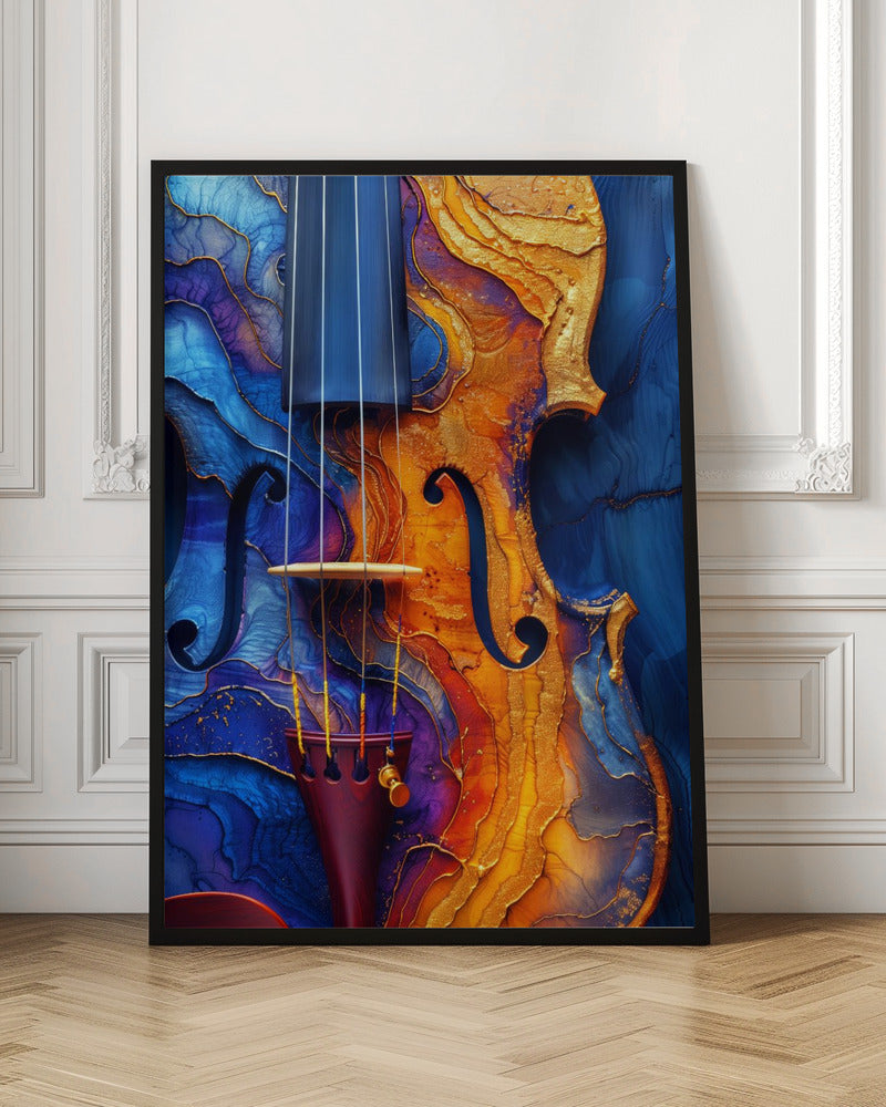 Music Violin 2--Poster Music Canvas Print