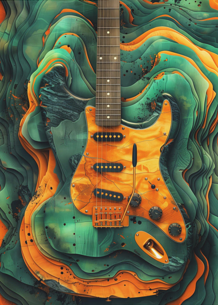 Music Guitar 4 Canvas Print