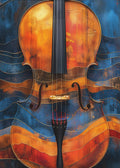 Music Violin 6- -Music Poster Canvas Print