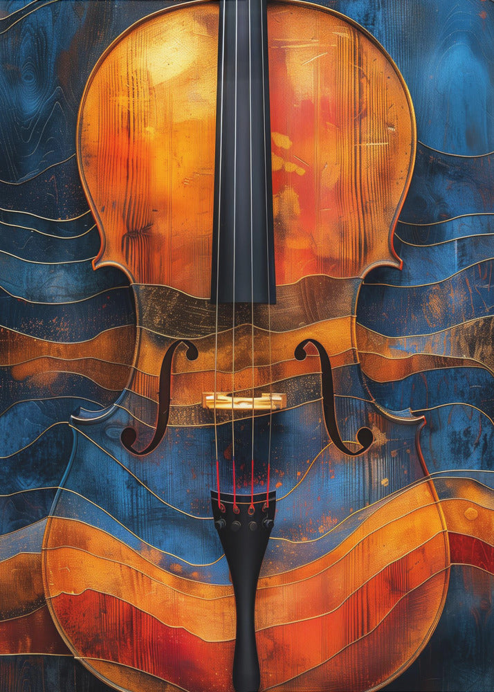 Music Violin 6- -Music Poster Canvas Print