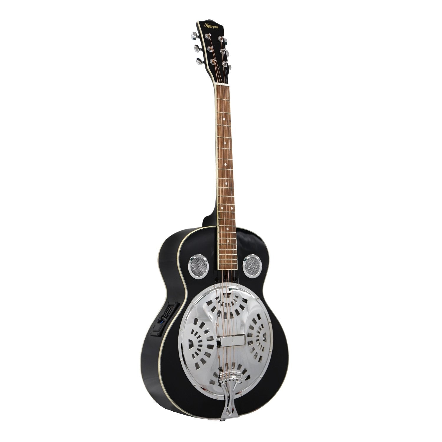 NNEDPE 40in Resonator Guitar - Black