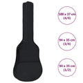 vidaXL Guitar Bag Guitar Case Cover Gig Bag for Classical Guitar Black Fabric