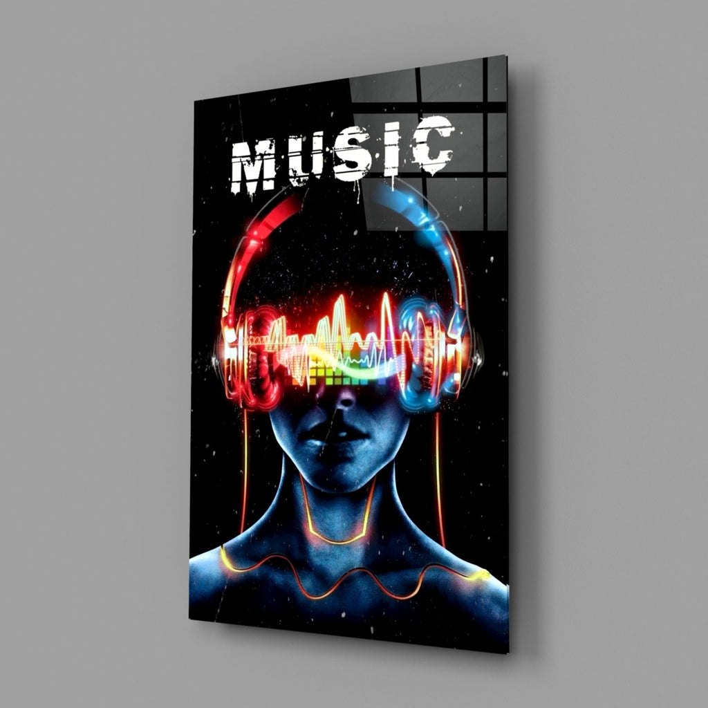 Music Glass Wall Art